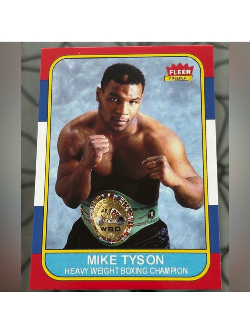 Mike Tyson 2018 Sports Journal 1986 Retro Style Boxing Champion Card